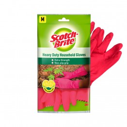 Scotch-Brite Fresh Lemon Scent Kitchen Gloves M